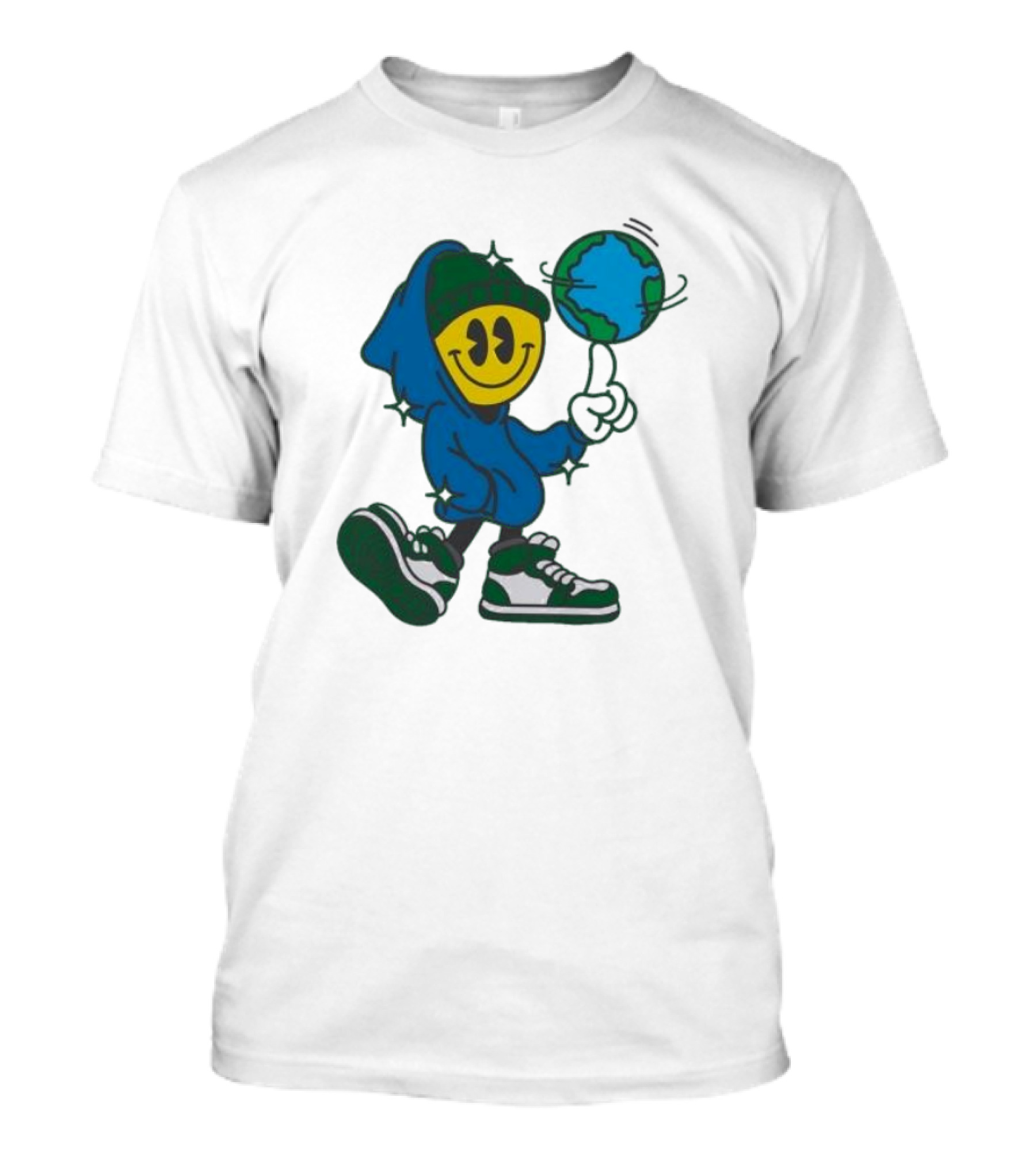 Globe Spinner Connor Price Smiley Face Hoodie Character T-Shirt