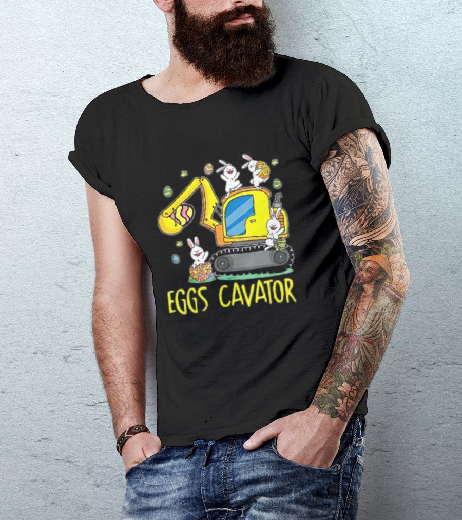 Eggscavator Easter Egg Hunt With Bunnies For Kids And Toddlers T-Shirt