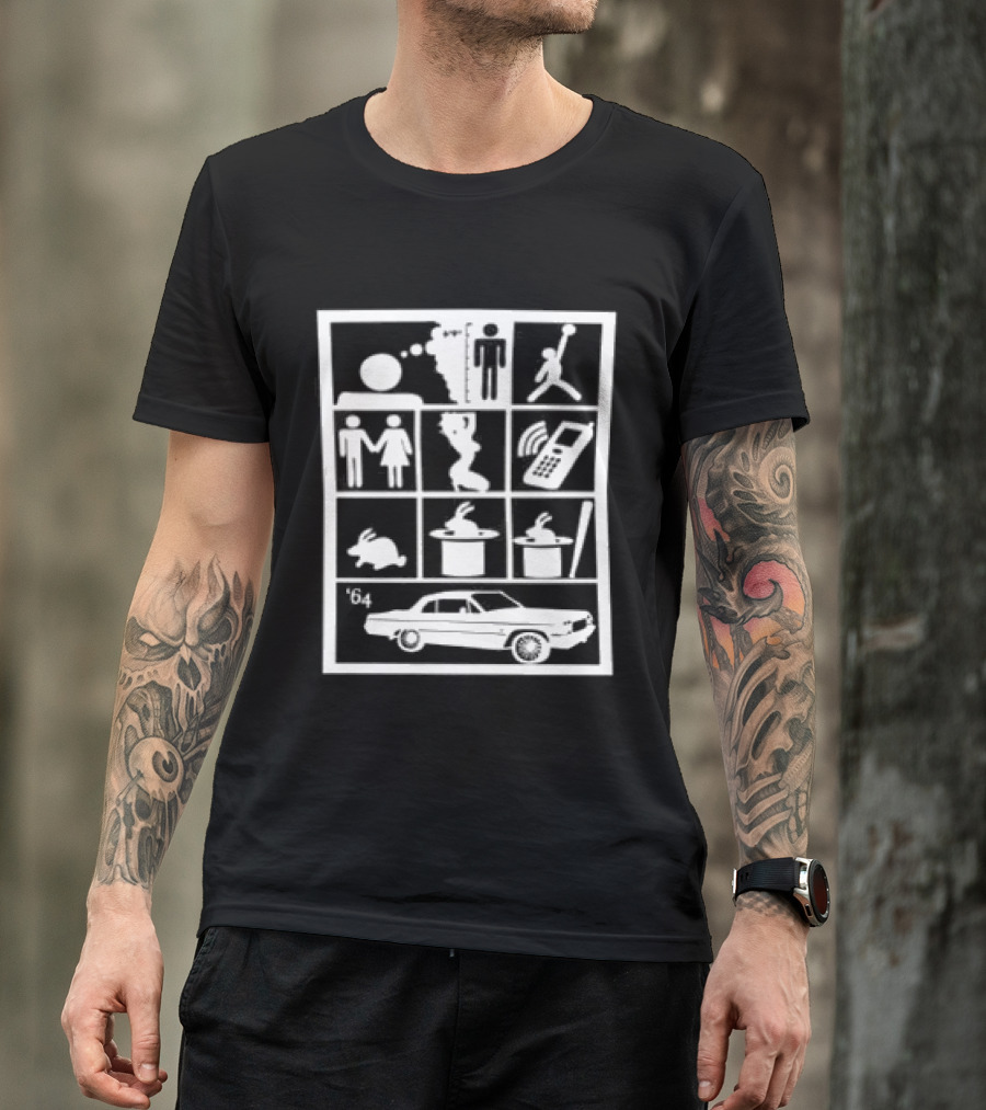 I Wish I Was A Baller '94 Car Iconic Style Life Symbols T-Shirt