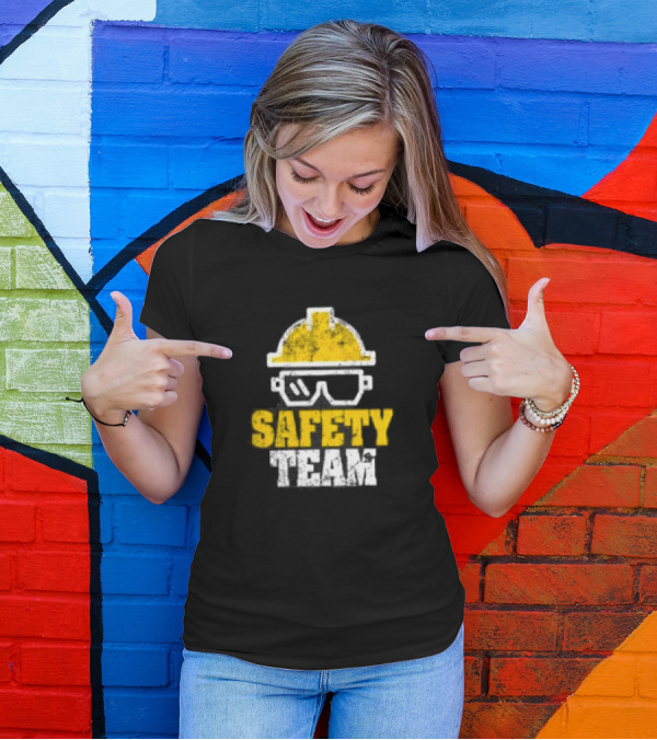 Safety Team Occupational Safety Officer OSHA HSE Hard Hat And Safety Glasses T-Shirt
