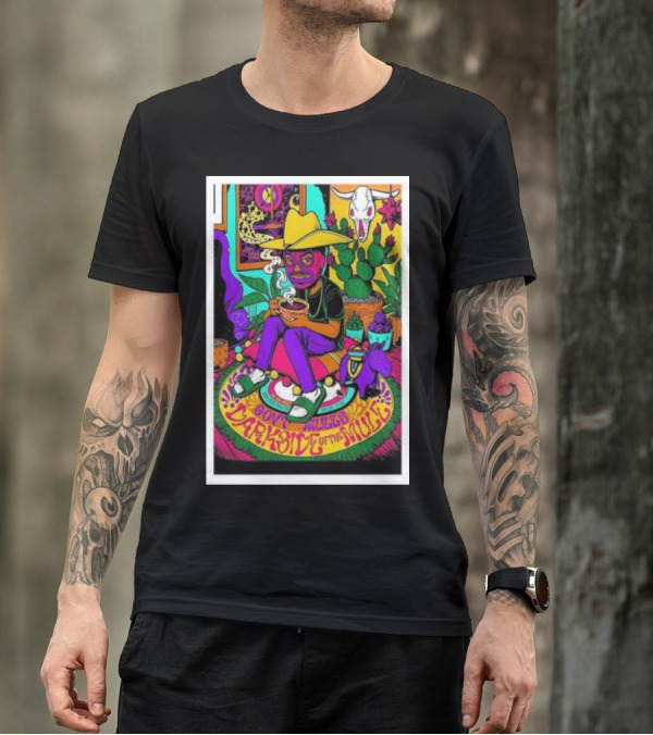 Gov't Mule Dark Side Of The Mule Tour Dallas Psychedelic Cowboy T-Shirt