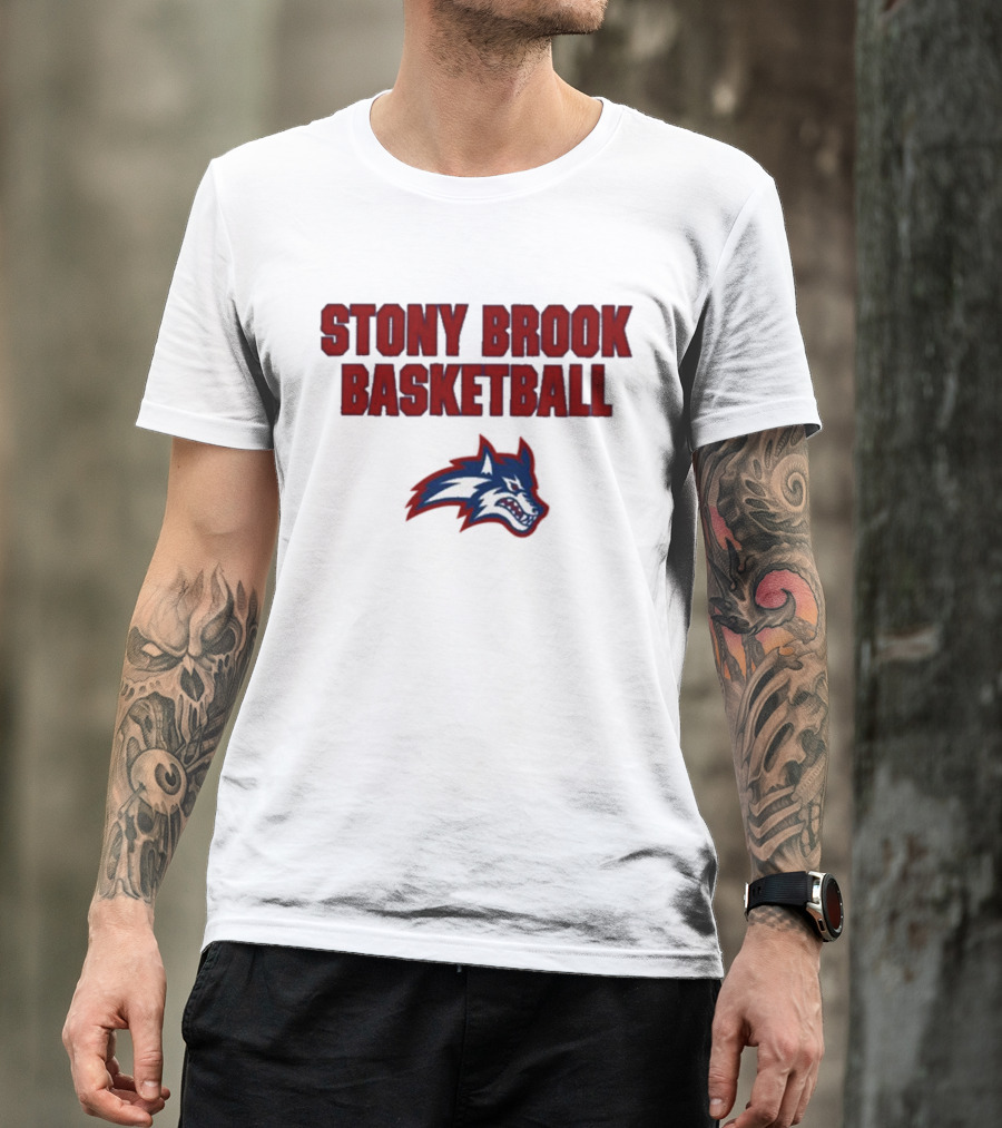 Stony Brook Basketball Seawolves Team T-Shirt