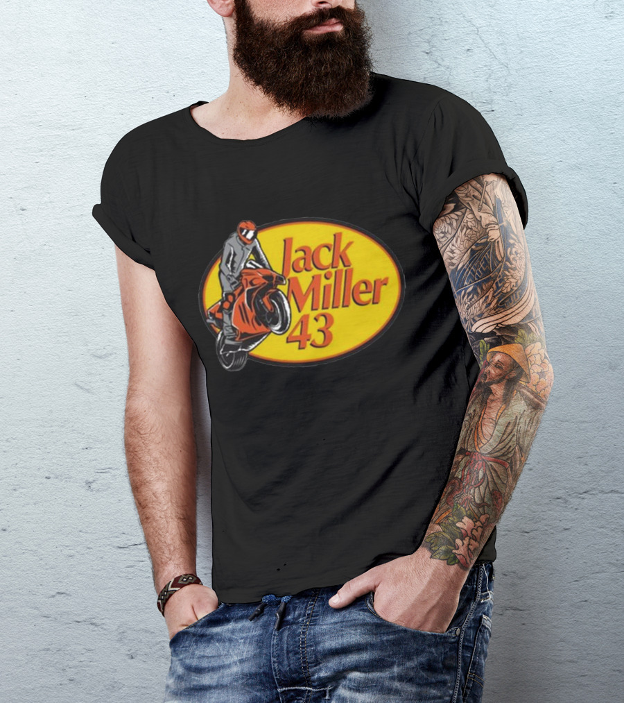 Jack Miller 43 Motorcycle Rider Iconic Racing T-Shirt