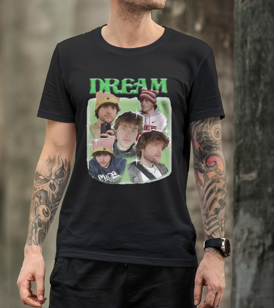 Dream Dreamwastaken Collage Hat Hoodie Star Glow T-Shirt