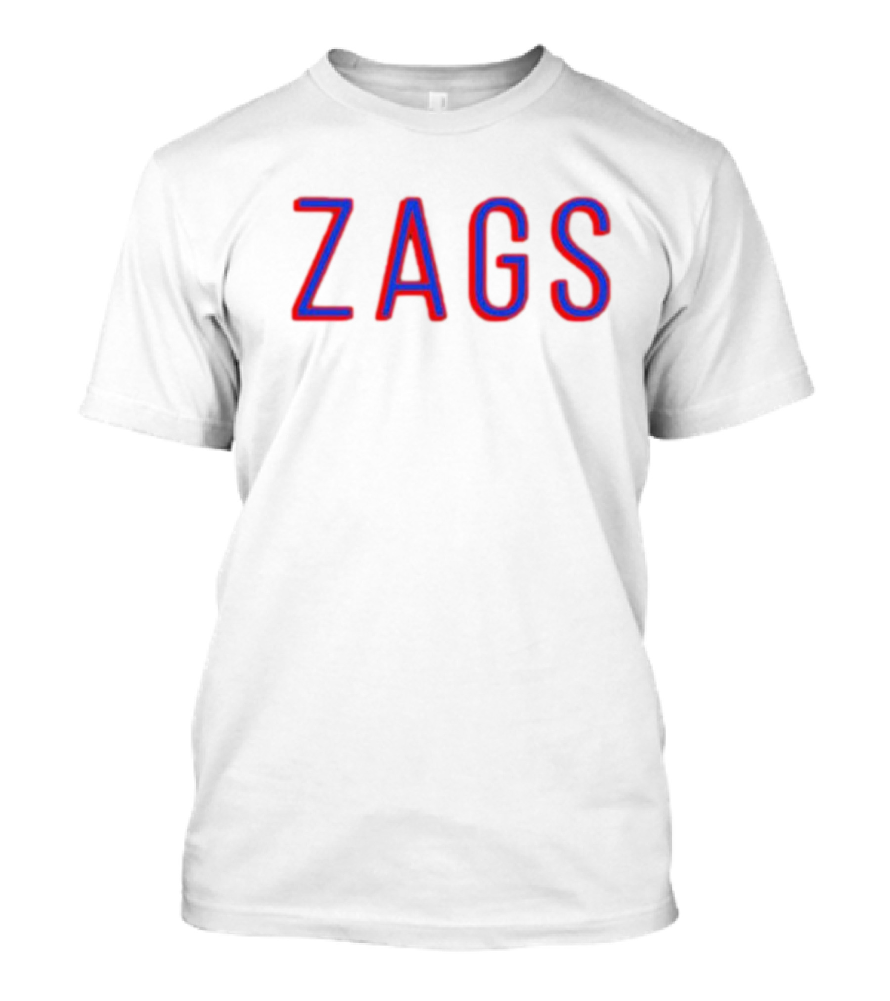 Zags Gonzaga University Bulldogs T-Shirt