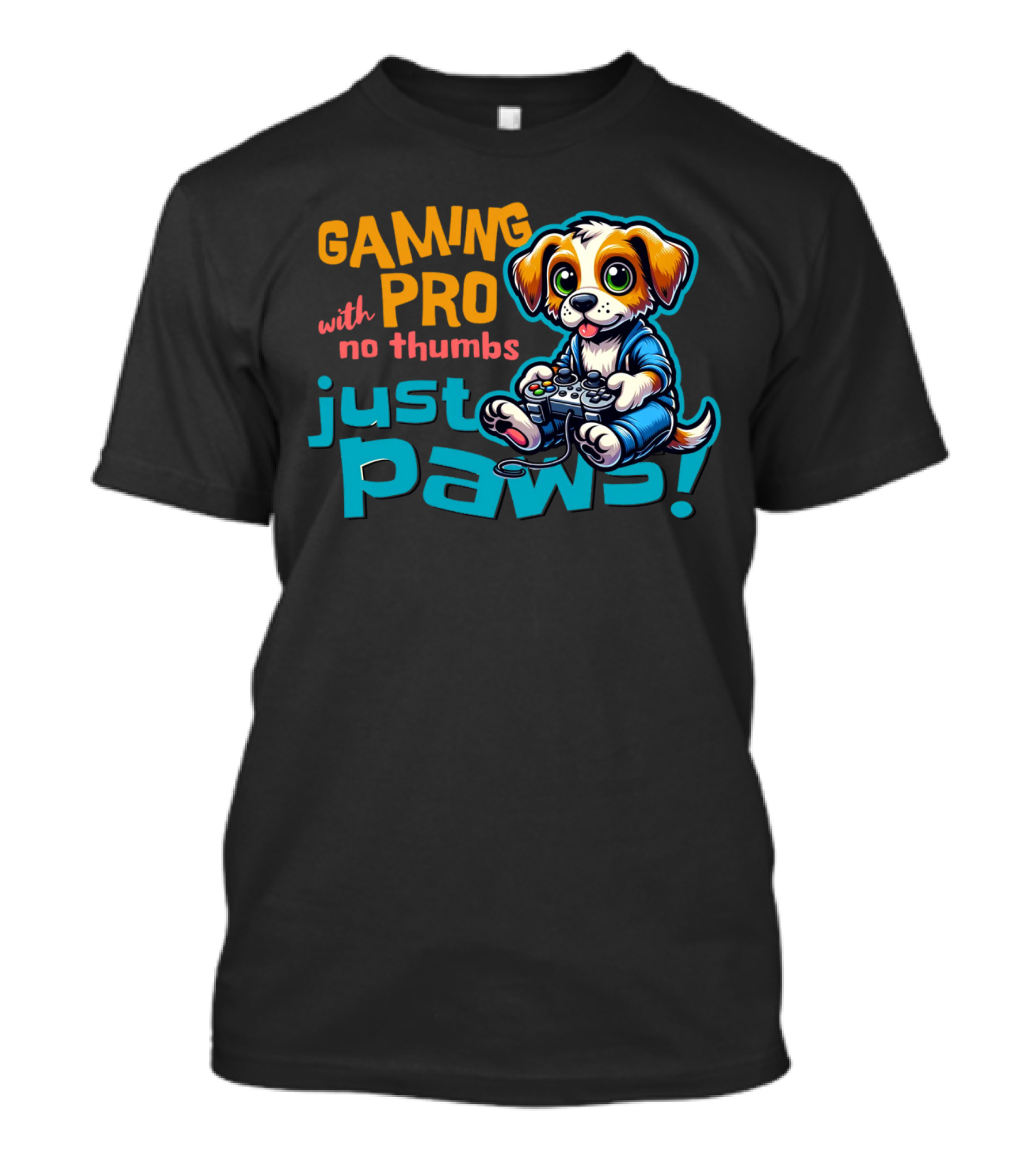 GAMING PRO With No Thumbs Just Paws T-Shirt