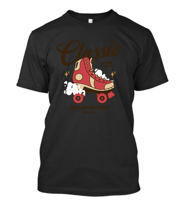 Classic Austin Texas Roller Skating Est 2013 T-Shirt