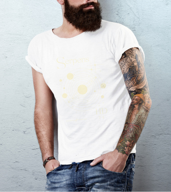 Serpens Constellation HD 168746 Planetary Orbit T-Shirt