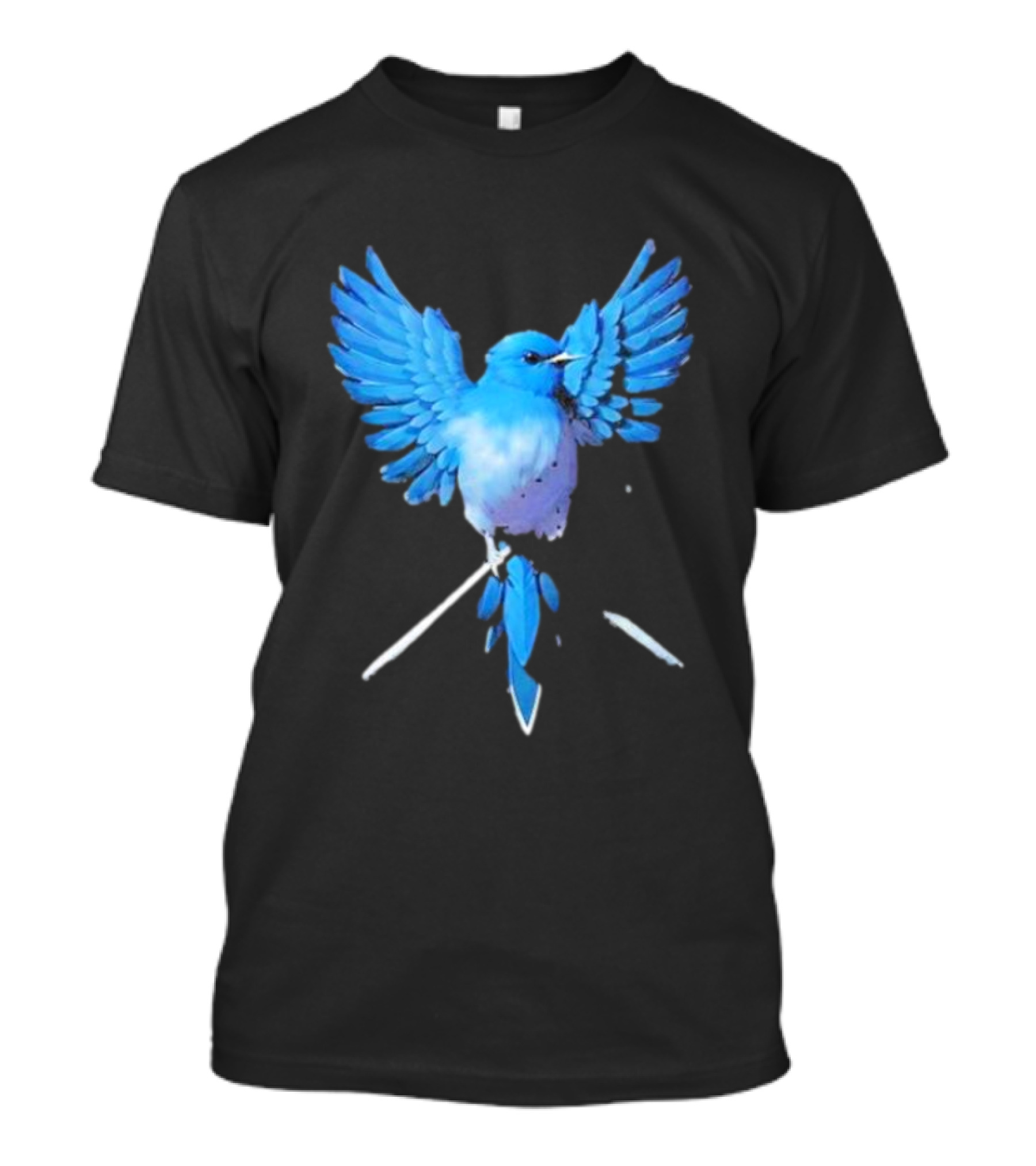 Flight Of Blue Bird T-Shirt