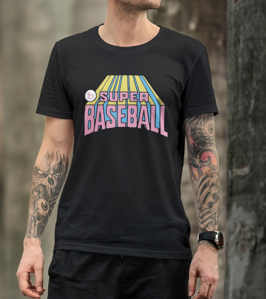 Topps Vintage Super Baseball Retro Graphics T-Shirt