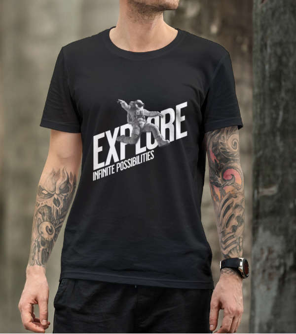 Explore Infinite Possibilities Astronaut T-Shirt