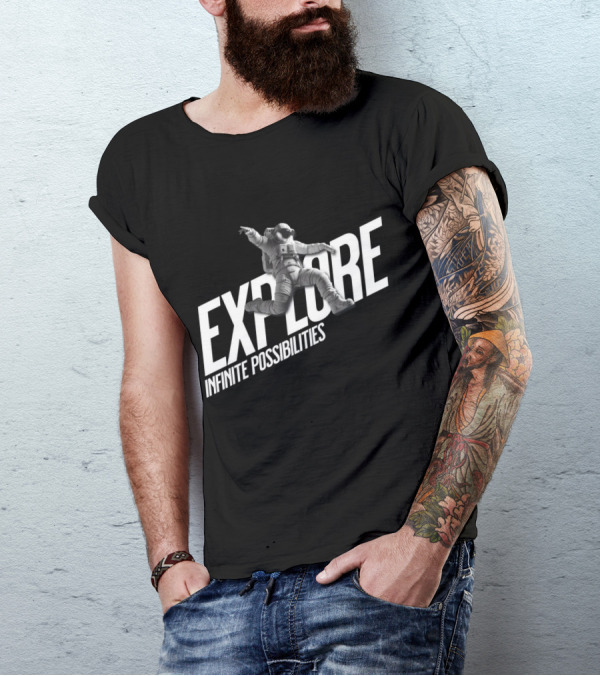 Explore Infinite Possibilities Astronaut T-Shirt