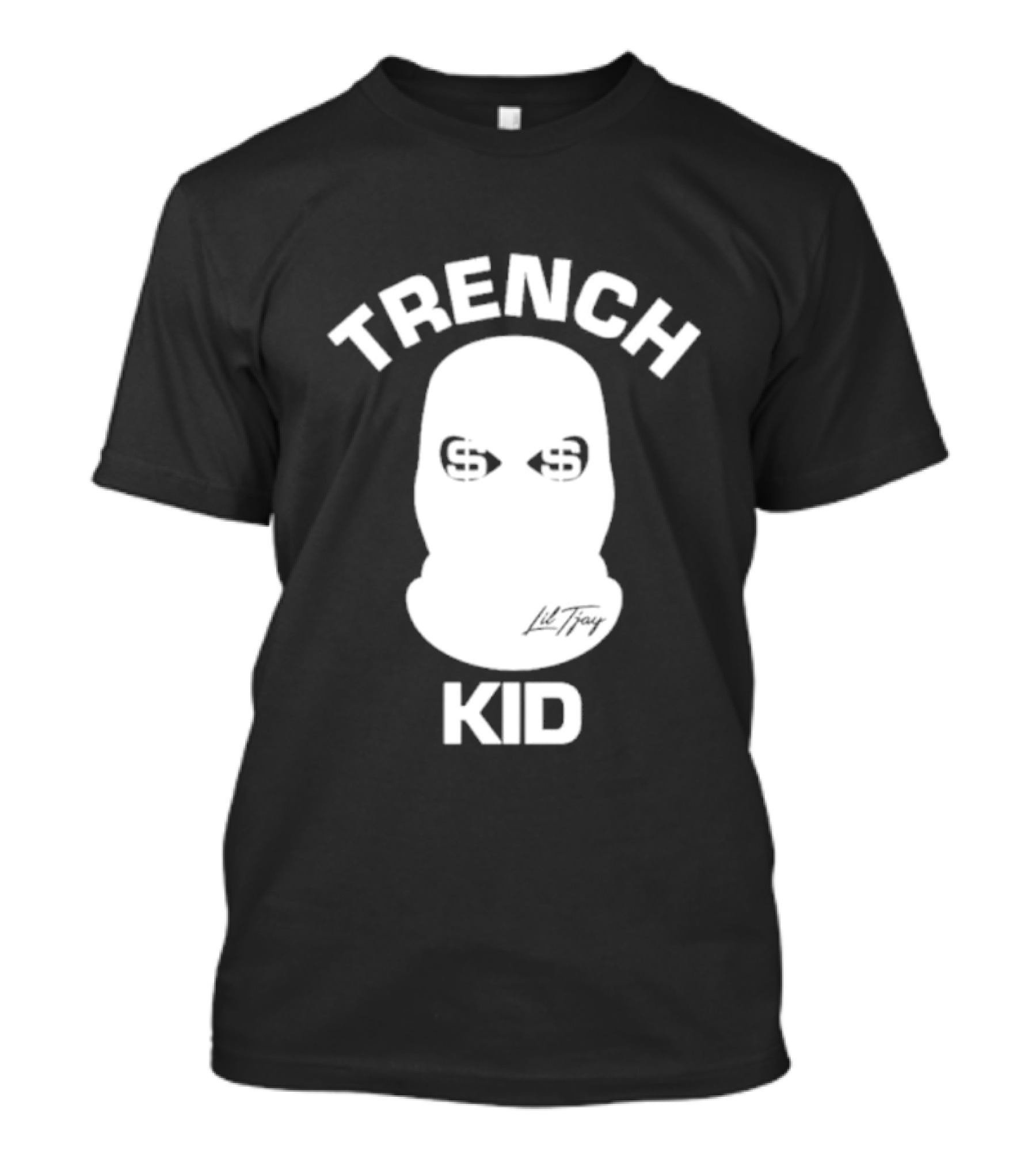 Trench Kid Balaclava Lil Trev Dollar Eyes T-Shirt