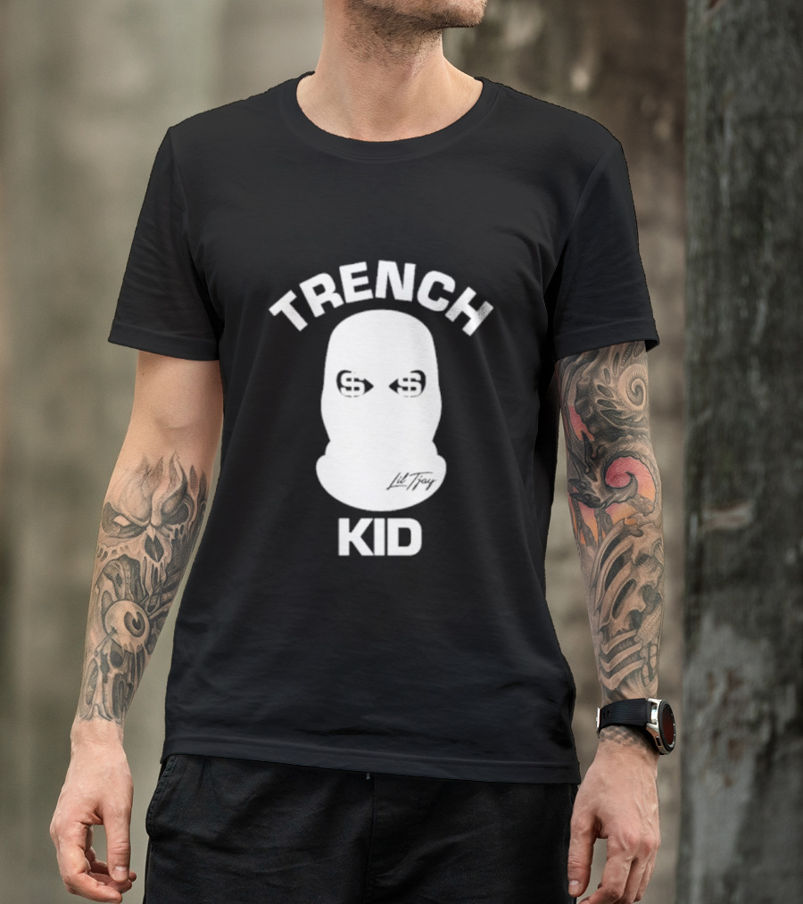 Trench Kid Balaclava Lil Trev Dollar Eyes T-Shirt