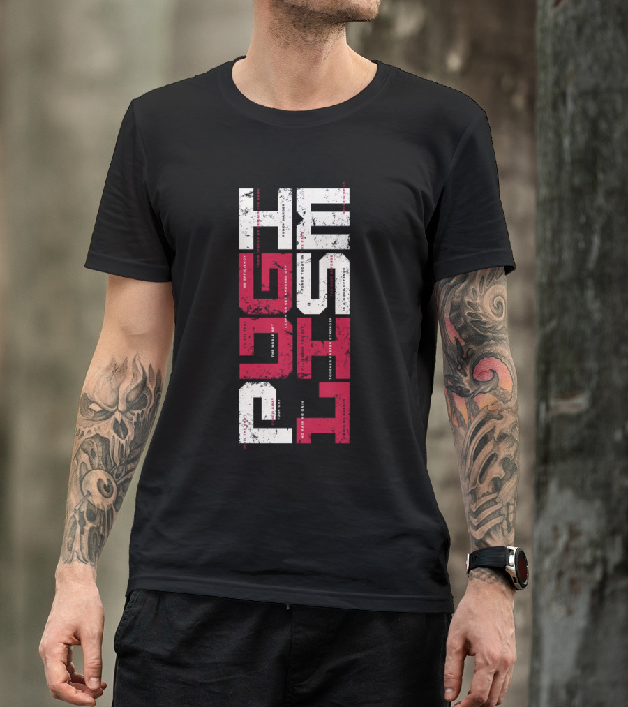 Pugilist Typographic Athletic Fight Sports T-Shirt