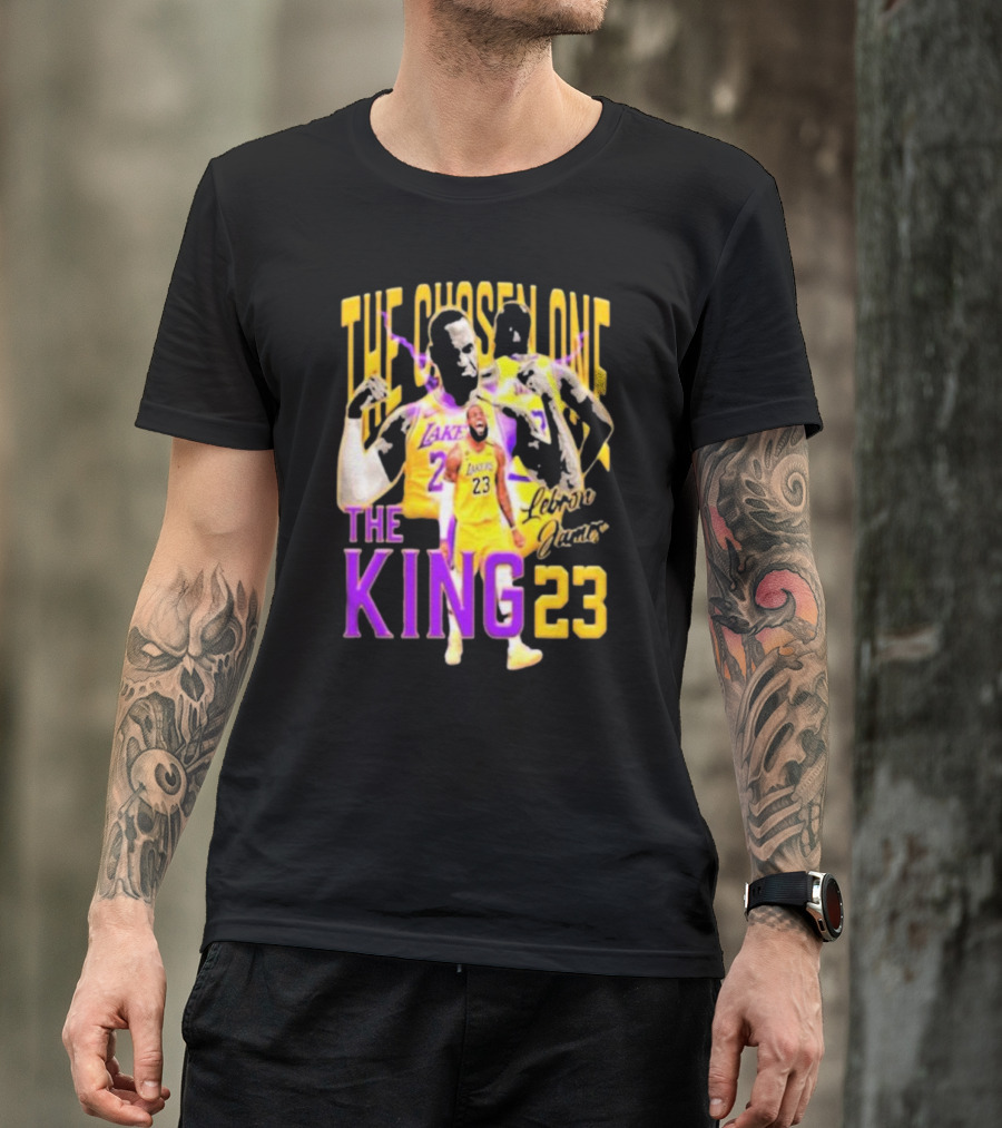 The Chosen One The King 23 LeBron James Lakers T-Shirt