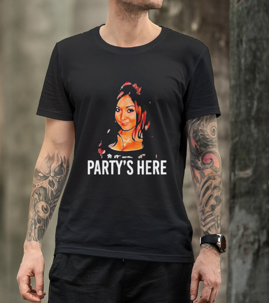 Snooki Party's Here Nicole Polizzi Iconic T-Shirt