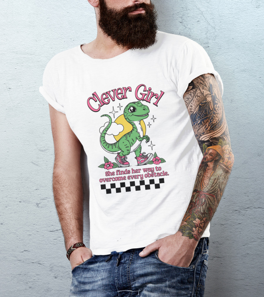 Clever Girl She Finds Her Way To Overcome Every Obstacle T-Shirt