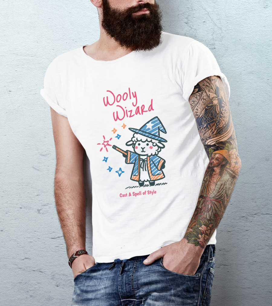 Wooly Wizard Cast A Spell Of T-Shirt