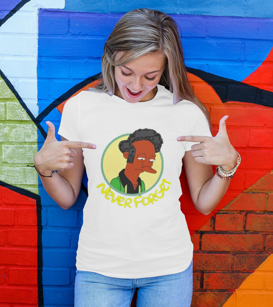 Never Forget Apu Simpsons Character T-Shirt
