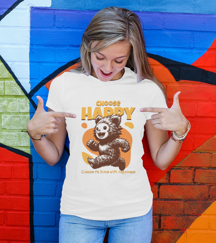 Choose Happy Choose To Shine With Happiness T-Shirt