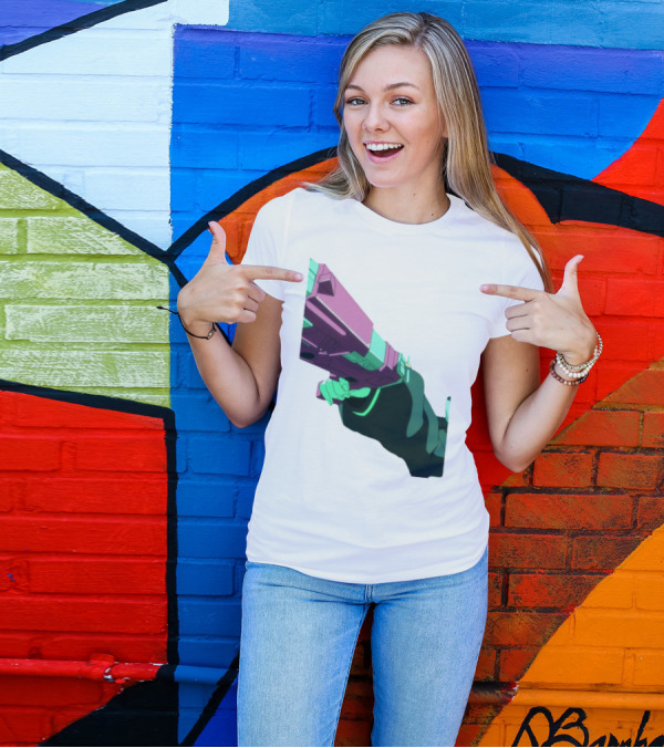 Rebecca Cyberpunk Edgerunners Aesthetic Gun T-Shirt