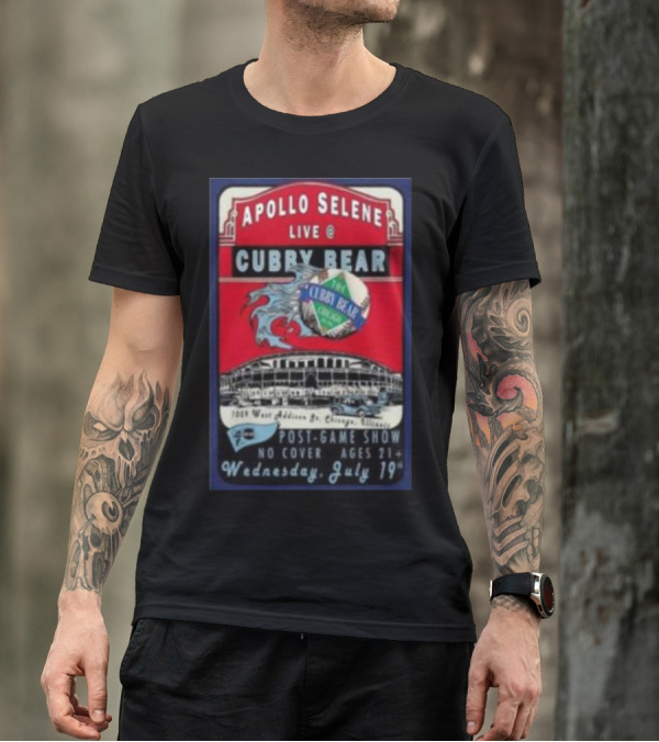 Apollo Selene Live At Cubby Bear Chicago July 19 Post-Game Show 21+ T-Shirt