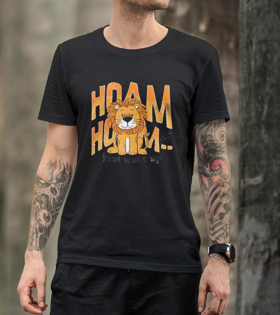 HOAM HOAM Just Woke Up Lion T-Shirt