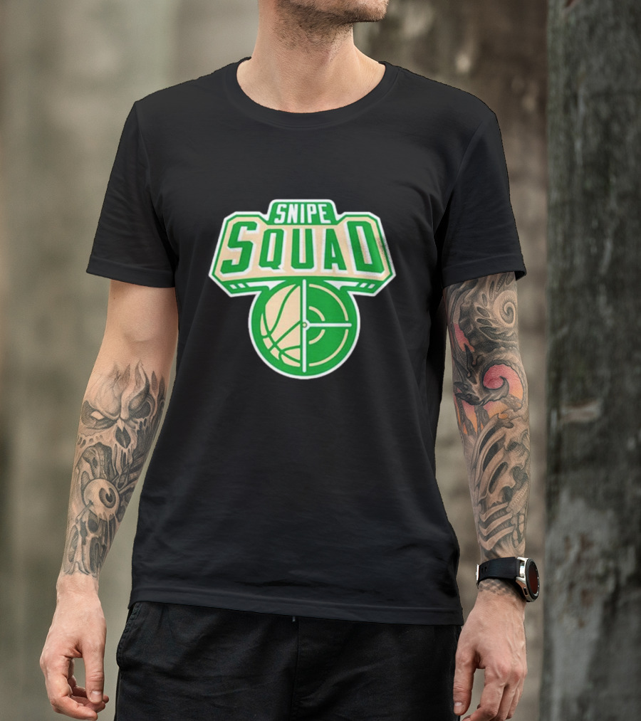 Milwaukee Bucks Snipe Squad Basketball Target Green T-Shirt