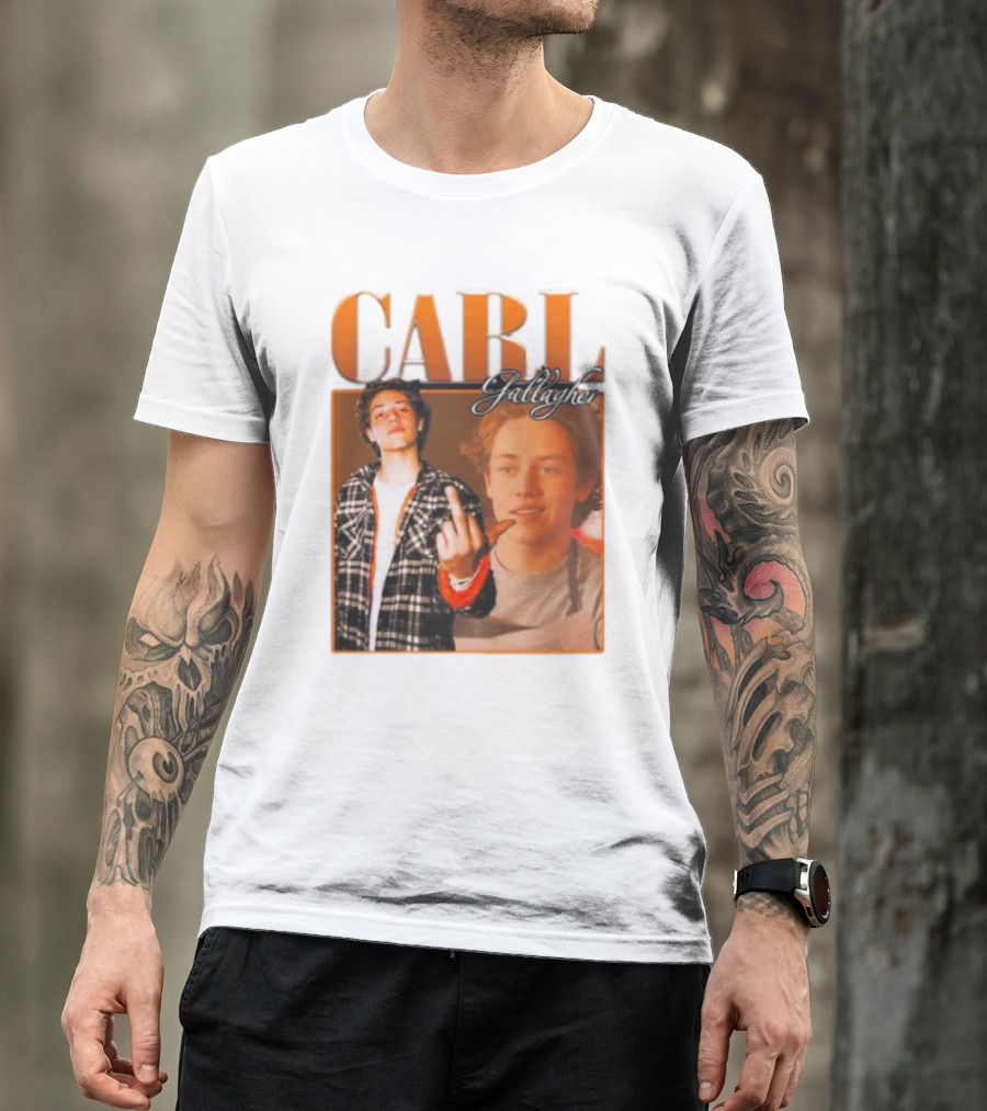 Carl Gallagher 90s Inspired Grunge Aesthetic With Attitude T-Shirt