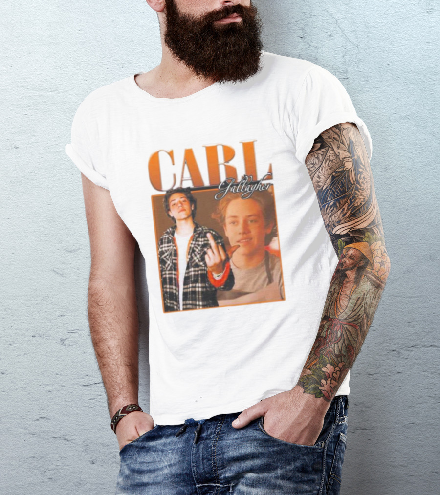 Carl Gallagher 90s Inspired Grunge Aesthetic With Attitude T-Shirt