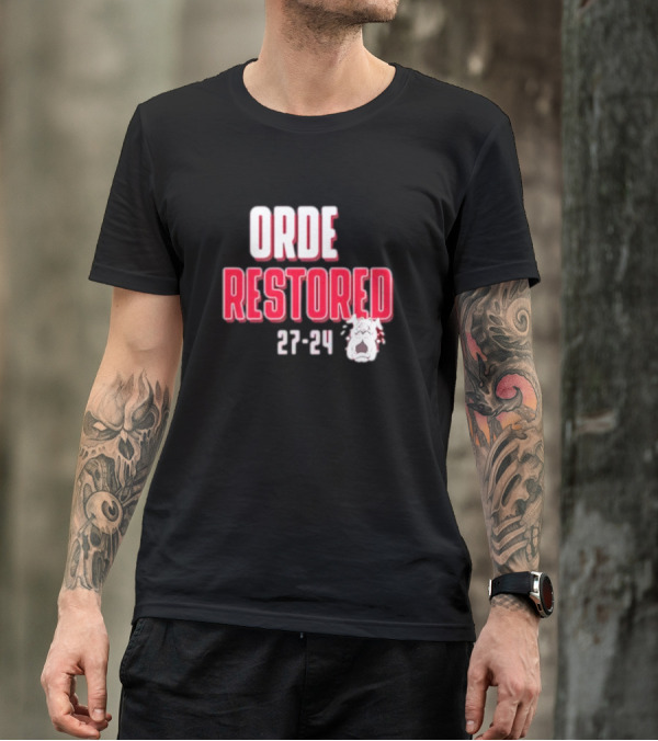 Order Restored 27-24 Alabama Crimson Tide T-Shirt