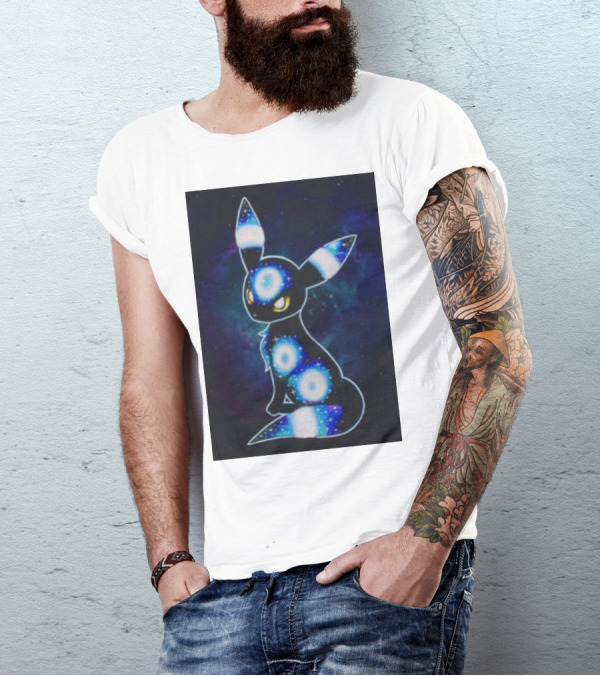 Umbreon Galaxy Cosmic Pokemon T-Shirt
