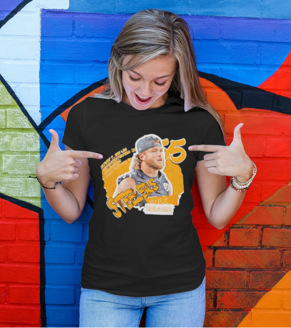 Steelers Cole Holcomb 55 Football Player Profile T-Shirt