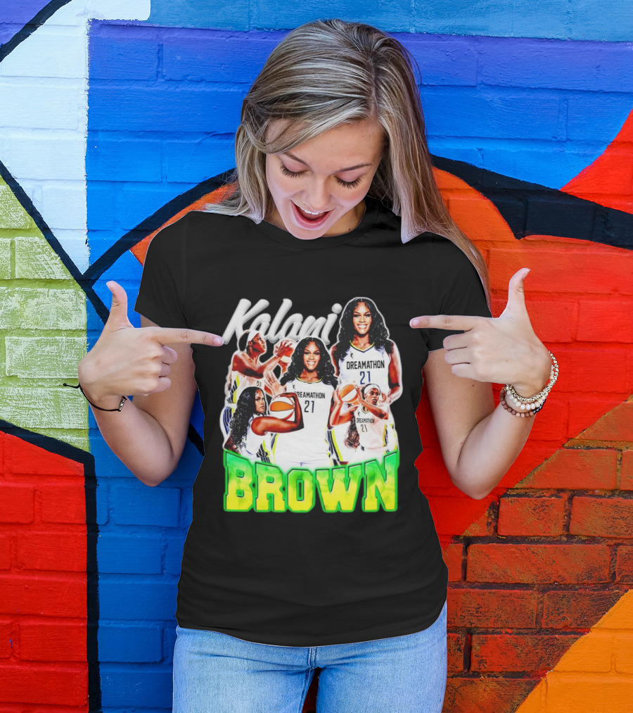 Kalani Brown Dreamathon 21 Basketball Legends T-Shirt