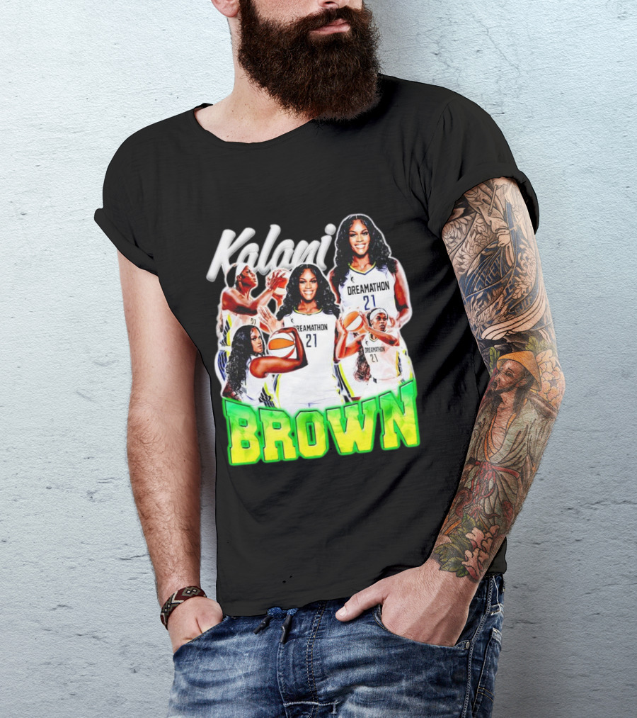 Kalani Brown Dreamathon 21 Basketball Legends T-Shirt