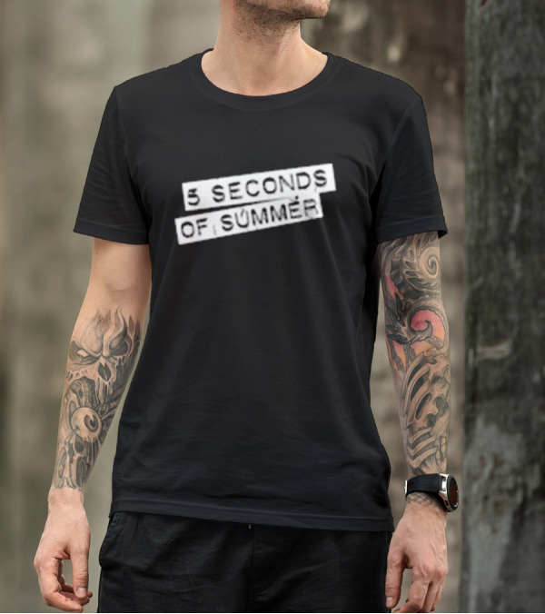 5 Seconds Of Summer 5SOS Self-Titled Album Cover T-Shirt