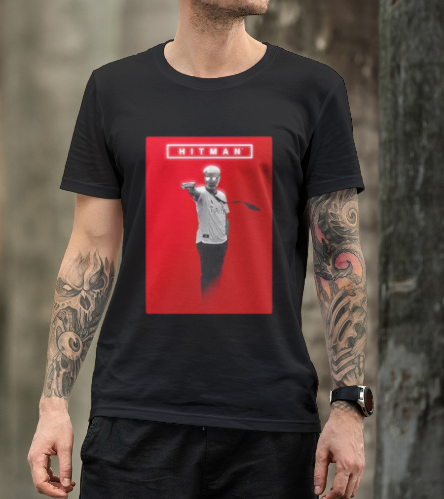 Hitman Agent 47 Gun Pose T-Shirt