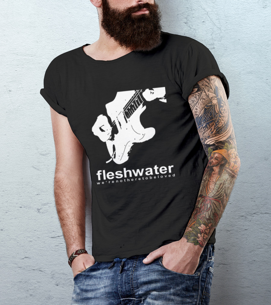 Closed Casket Activities Fleshwater We're Not Here To Be Loved Strat T-Shirt