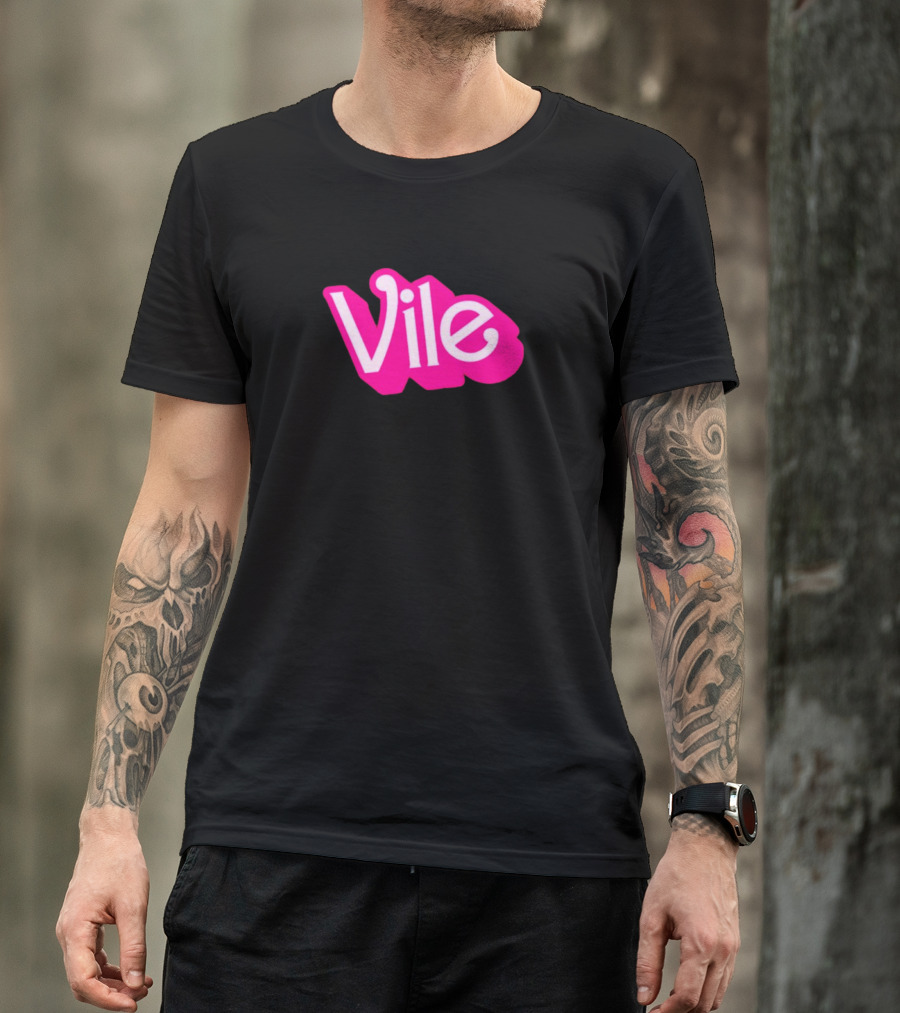 Vile Barbie Movies Vivid Hot Pink T-Shirt