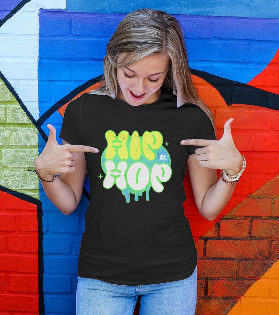 HIP HOP GLOBAL Drip Style Graffiti T-Shirt