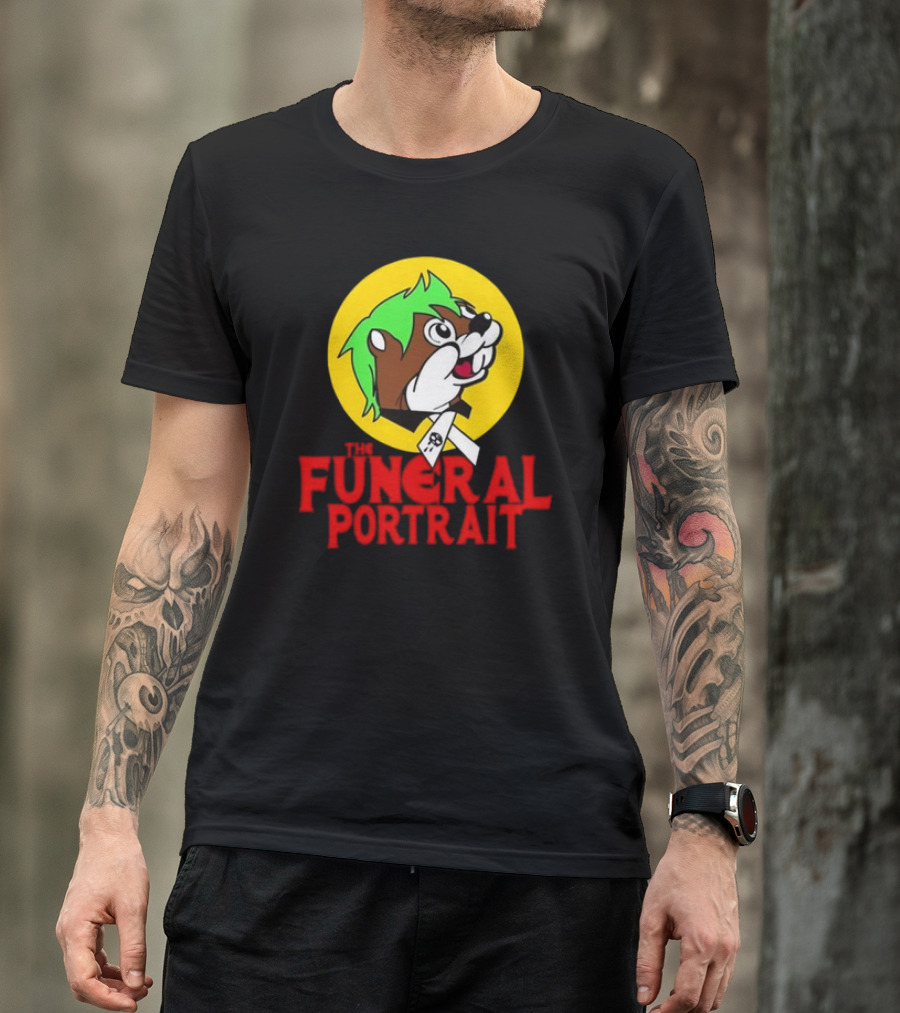 Buc-Ee’s The Funeral Portrait Skull Ribbon T-Shirt