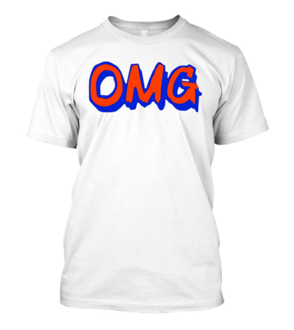 New York Mets OMG Bold Blue Red T-Shirt