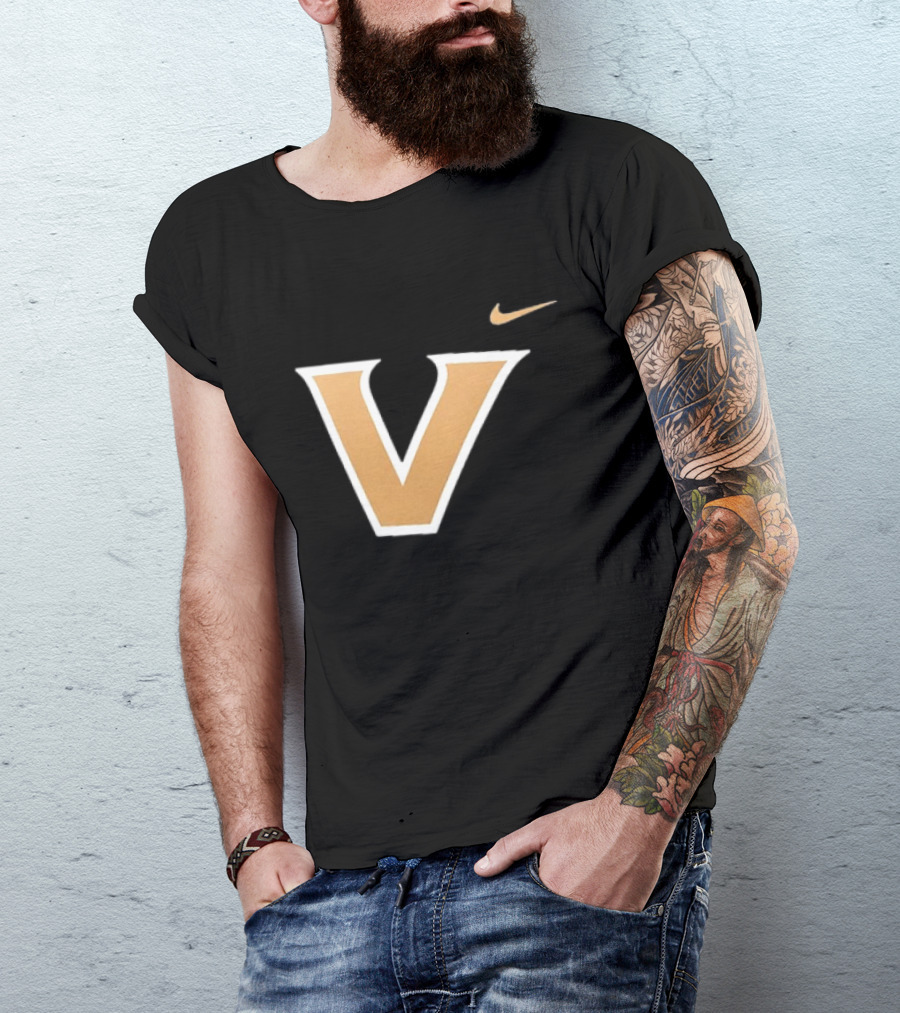 Vanderbilt Commodores Black V T-Shirt