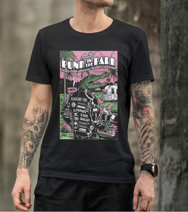 Punk In The Park Central Florida Fairgrounds Alkaline Trio Vandals Orlando Sep 14 T-Shirt