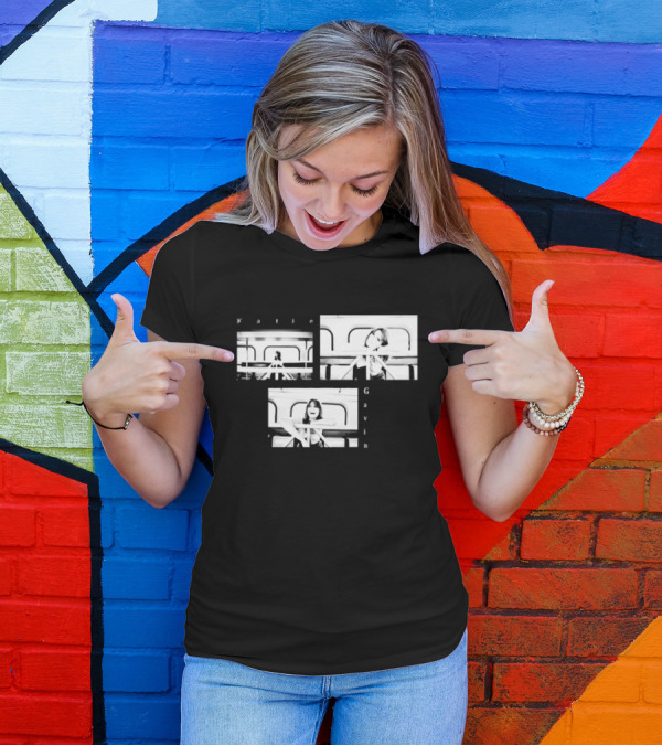 Katie Gavin Black And White Photo Triptych T-Shirt