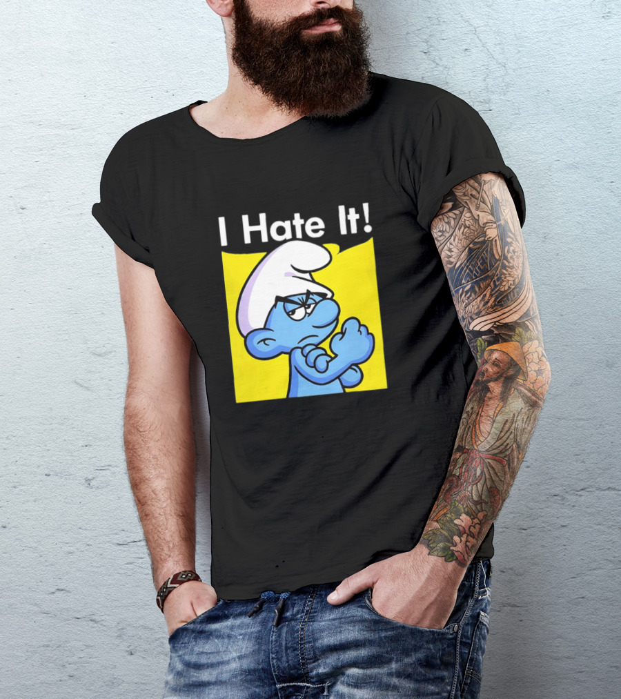 I Hate It Grouchy Smurf Rosie The Riveter T-Shirt
