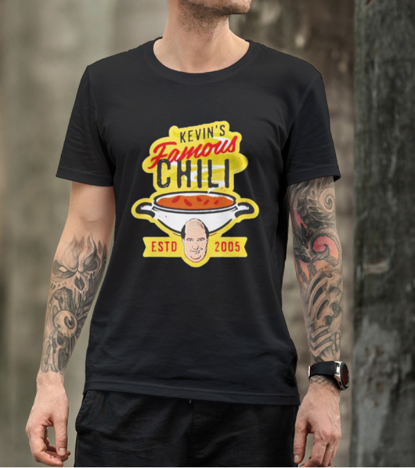 Kevin’s Famous Chili Estd 2005 Michael Wearing Badge T-Shirt