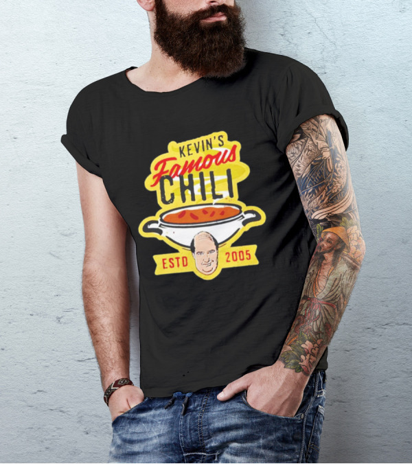 Kevin’s Famous Chili Estd 2005 Michael Wearing Badge T-Shirt