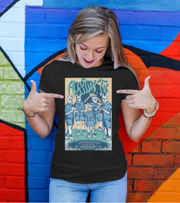 Austin TV La Última Noche Del Mundo San Luis Potosí Estación Wadley Agosto 30 T-Shirt